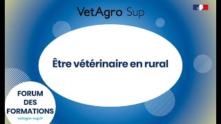 Être vétérinaire en rural [upl. by Inavoy]