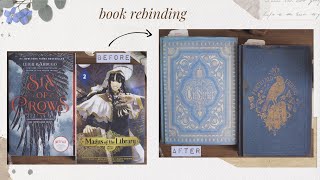 paperback to antique hardcover  book rebinding [upl. by Vershen]