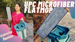 UPC Flat Microfiber Mop  Unboxing Review  Standing Pocha  खरीदने से पहले जरूर देखे [upl. by Htebharas766]