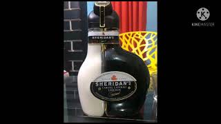 SHERIDAN’S  How to drink sheridan’ s coffee layered liqueur  NB alcohol is injurious to health [upl. by Waterman97]