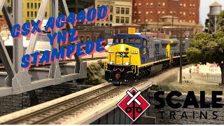 HO Scale CSX YN2 Ac4400 Stampede [upl. by Karame332]