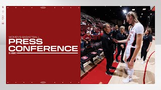 Stanford Womens Basketball Postgame Press Conference  Hawaii [upl. by Tterrej212]