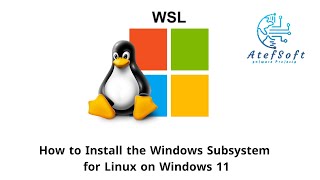 How to Install the Windows Subsystem for Linux on Windows 11 wsl [upl. by Enelaehs]