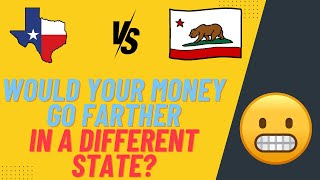 Best Financial States to Live…CA vs TX [upl. by Attenal]