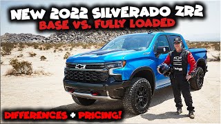 2022 Silverado ZR2 Fully Loaded vs Base  Differences and Pricing [upl. by Puri]