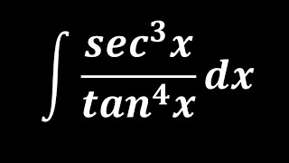 integral of sec3 xtan4 x dx [upl. by Cassandre443]