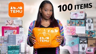 I Bought 100 Nail Products from TEMU [upl. by Limann]