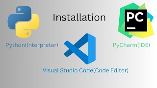 How To Install PythonInterpreter PyCharmIDE and Visual Studio CodeCode Editor  Tamil [upl. by Waylan842]