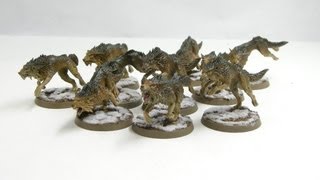 How to paint Space Wolves Fenrisian Wolves [upl. by Kanor]