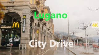 Lugano CH Switzerland drive tour Swiss  Schweiz [upl. by Euqirdor]