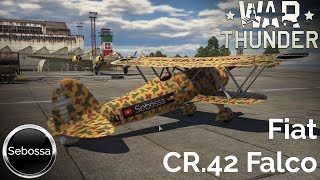 War Thunder  Fiat CR42  Gameplay und Geschichte  deutsch [upl. by Amairam443]