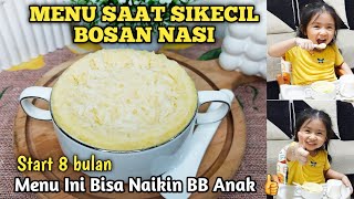 MPASI TINGGI KALORI ANTI GTM  SNACK MPASI BAYI  MPASI DARI KENTANG DAN TELUR  MPASI 9 BULAN [upl. by Akined]