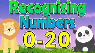 Recognising RANDOM Numbers 020 😊 Learn to Read amp Write Numbers 0 to 20  Miss Ellis 💜 [upl. by Carrie]