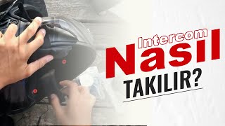 İntercom Nasıl Takılır  Kaska İntercom Montajı Nasıl Yapılır [upl. by Dlorad]