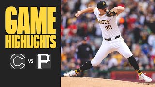 Paul Skenes Makes Major League Debut in Win  Pirates vs Cubs Highlights 51124 [upl. by Brigid]