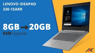 Lenovo Ideapad 33015 ARR U  RAM upgrade  8GB to 20GB [upl. by Ylerebmik98]