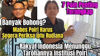 Dinilai Berbohong Toni RM Minta Mabes Polri Segera Periksa Iptu Rudiana Tarohannya Institusi Polri [upl. by Vivle]