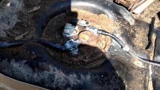 2007 Chevy Colorado Gas tank removal Part 3 [upl. by Eben]