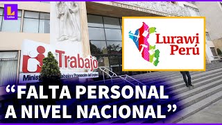 No hay chamba Perú Programa del Ministerio de Trabajo solo va generando 7 mil empleos en el 2023 [upl. by Nnodnarb]