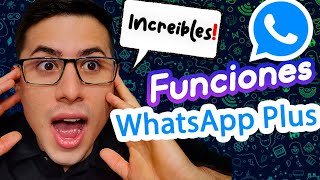 WHATSAPP PLUS FUNCIONES  Que FUNCIONES tiene WHATSAPP PLUS  2023  🔥👀 [upl. by Jankell]