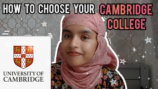 The guide to choosing your CAMBRIDGE COLLEGE [upl. by Sadoc]