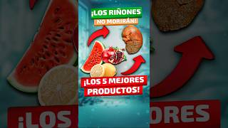 ¡Estos alimentos revitalizan tus riñones saludylongevidad [upl. by Helsell340]