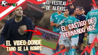 VIDEO donde Tano le Rompe Playera a Larcamón Nahuel vs Toluca Lista Sanción al Arbitro Cruda J13 [upl. by Gathard]