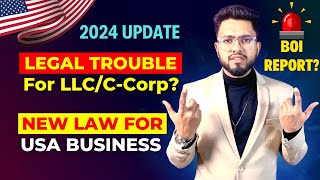 New Compliance for LLC Corporate Transparency Act amp FINCEN BOI Report 2024 Explained [upl. by Marya]