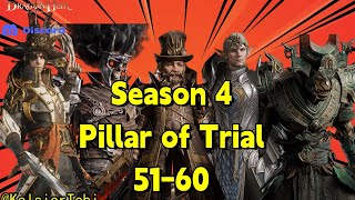 DragonHeir Silent Gods  Season 4  Pillar of Trial Fire and Poison  Floor 51  60 [upl. by Nnylarej805]