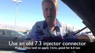 Ford 73 powerstroke crank no start due to low icp injection pressure [upl. by Cusack]