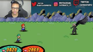 Mario amp Luigi vs Sephiroth REACTION  ONE WINGED ANGEL [upl. by Cade]