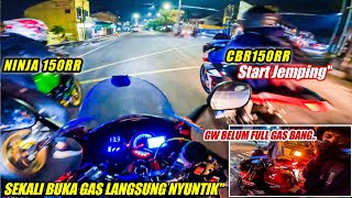 SUBUHquot KETEMU NINJA 150RR vs CBR150RR LEPAS DI LAMPU MERAH‼️LANGSUNG GW PANASquotIN🔥 [upl. by Mellisent]