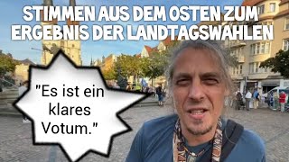 🗣 Stimmen aus dem Osten zum Ergebnis der Landtagswahlen 🇩🇪 in Thüringen amp Sachsen 2024 Halle  Saale [upl. by Carr]