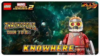 LEGO Marvel Super Heroes 2 Chronopolis 9 Knowhere Guía 100 [upl. by Notneb]