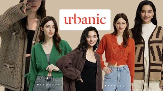 URBANIC HAUL I URBANIC winter haul I URBANIC Sweaters Cardigans [upl. by Selmner]