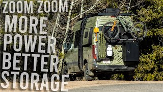 SPRINTER UPGRADES  Faster Better Storage More Comfortable Jayco Terrain 4x4 Mods [upl. by Idyh]