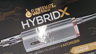 Curaleaf Flowermate Hybrid X Multi Use Dry Herb Flower Vaporizer Unboxing [upl. by Yelram]