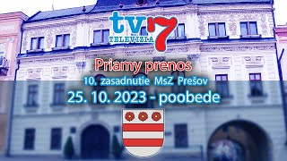 10 zasadnutie MsZ Prešovpoobede [upl. by Aisereht]