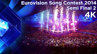 Eurovision Song Contest 2014  Semi Final 2  Full Show  4K50 Best Quality [upl. by Artenal]