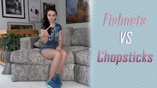 Danskin Fishnet Tights VS Chopsticks Pull Which Break First [upl. by Nuahsar]