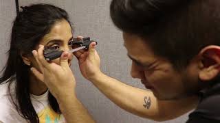 NeuroOphthalmic Testing Hertels Exophthalmometry [upl. by Donna585]