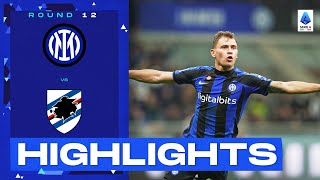 InterSampdoria 30  A dominating display by the Nerazzurri Goals amp Highlights  Serie A 202223 [upl. by Yrtua352]