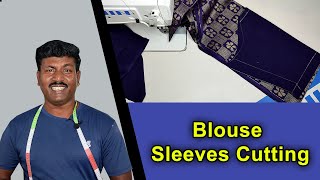 Blouse Sleeves Cutting Detailly Explain in Tamil  Tailor Bro [upl. by Payson969]