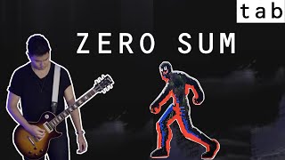 THE SMILE  Zero Sum OFFICIAL  Guitar Tab  Cover  Lesson  Tutorial [upl. by Notlaw]