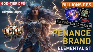 So this is how Billions of DPS felt like【Penance Brand Elementalist】 GodTier DPS 323 [upl. by Rosati]