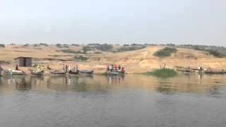 Uganda  Kazinga Channel fishing village [upl. by Golter]