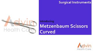 Metzenbaum Scissors Curved [upl. by Ahsekal]