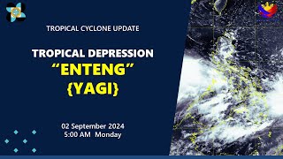 Press Briefing Tropical Storm EntengPH YAGI  930 AM Update September 2 2024  Monday [upl. by Narhet]