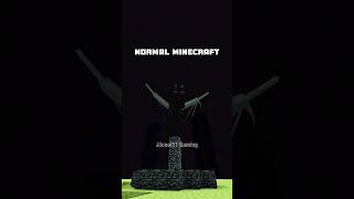 NORMAL VS REALISM MINECRAFT minecraft edit Lightninggameingq2v [upl. by Hsur]