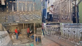 stainless steel new model veranda grill design and price  SS review all design [upl. by Suzetta805]